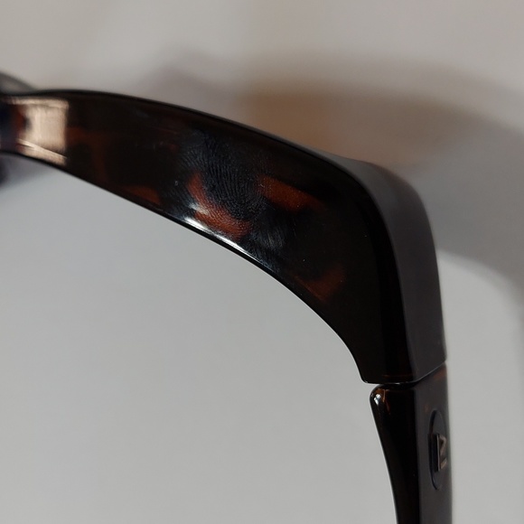 Unisex Dark Tortoise Frame Brown Lens Sunglasses Wrap Arounds - Picture 4 of 6